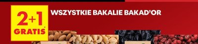 Wszystkie bakalie 2+1 gratis promocja w Biedronka