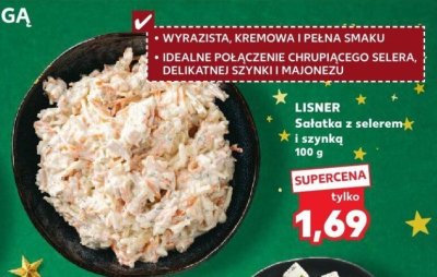 Sałatka z selerem i szynką LISNER 100 g promocja w Kaufland