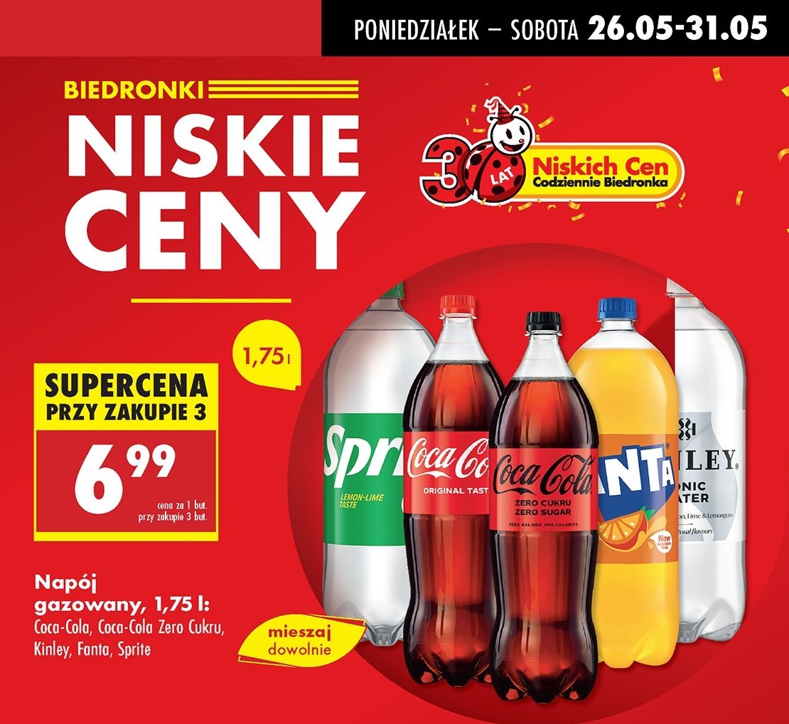 Napój Coca-cola zero promocja w Biedronka
