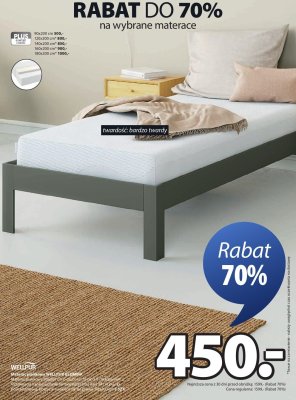 Materac piankowy WELLPUR GLOMMA promocja w Jysk