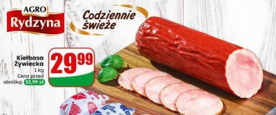Kiełbasa Żywiecka promocja w Dino
