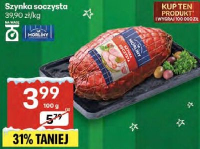 Szynka soczysta promocja w Delikatesy Centrum