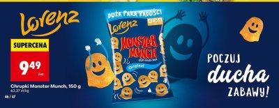 Chrupki Monster Munch 150 g promocja w Biedronka