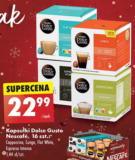 Kawa espresso intenso Nescafe dolce gusto promocja