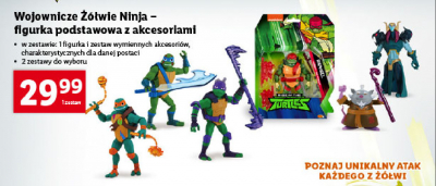 Wojownicze 偶贸艂wie ninja z akcesoriami promocja