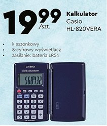 Kalkulator kieszonkowy hl-820ver Casio promocja