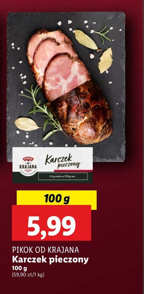 Karczek pieczony Pikok promocja