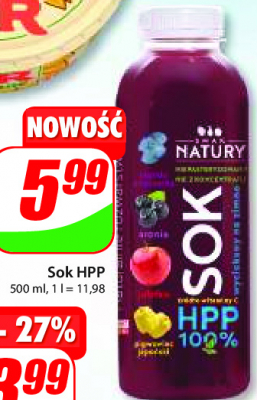 Sok naturalny jab艂ko aronia Smak natury smufi 100% promocja