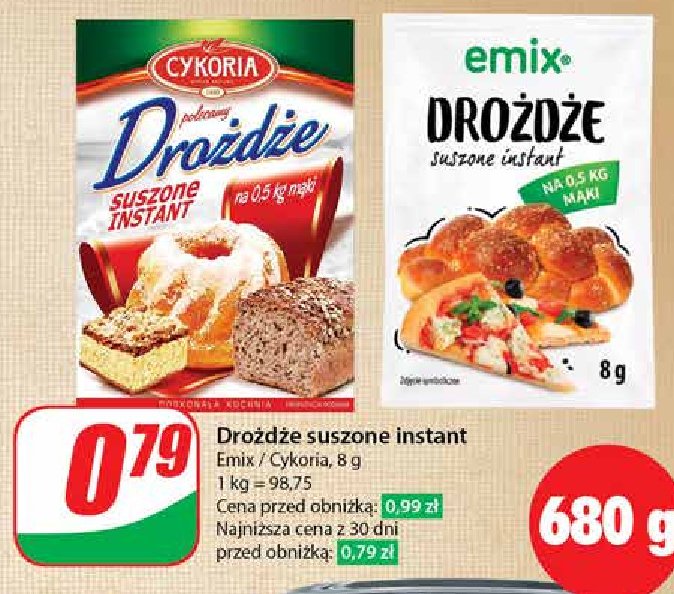 Drożdże suszone Cykoria promocja