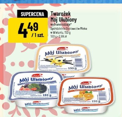 Twarożek Mój Ulubiony wybrane rodzaje Spółdzielnia Mleczarska Mlekowita, 150 g promocja w POLOmarket