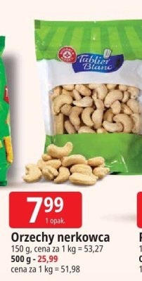 Orzechy nerkowca Tabita Blanc promocja w Leclerc