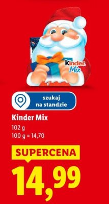 Czekolada Kinder Mix promocja w Lidl