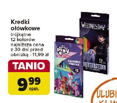 Kredki ołówkowe dwustronne my little pony promocja