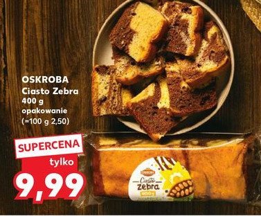 Ciasto zebra Oskroba promocja