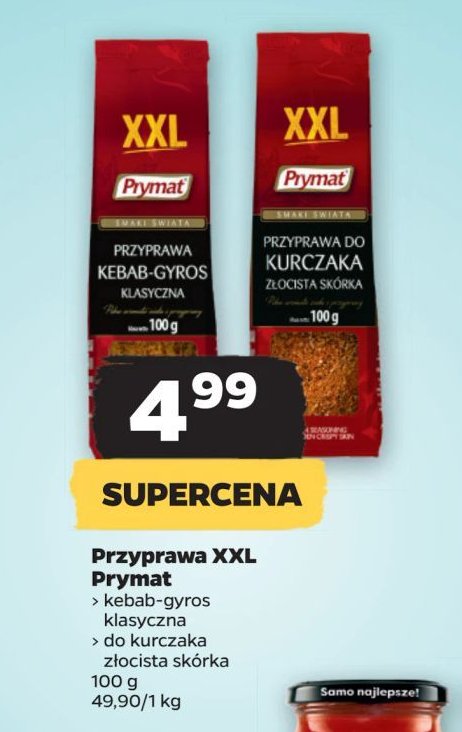 Przyprawa do kurczaka złocista skórka Prymat promocja