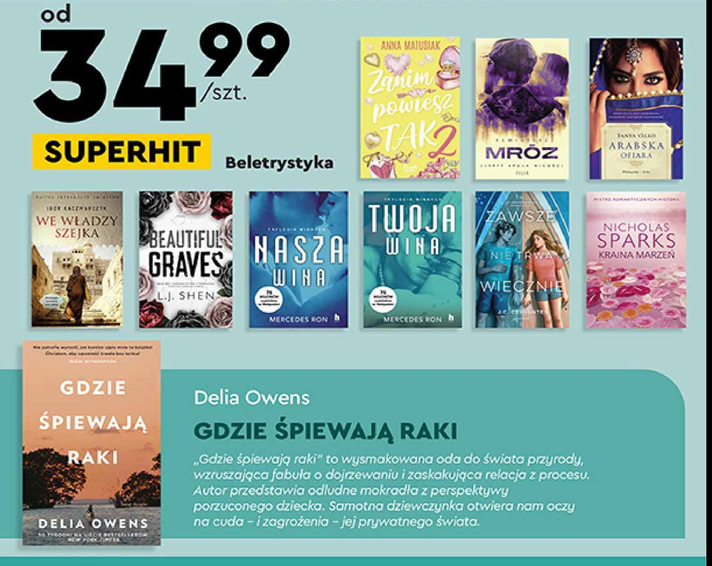 Nicholas sparks - kraina marze艅 promocja