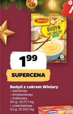 Budyń z cukrem śmietankowy promocja w Netto