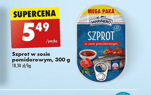 Szprot w sosie pomidorowym Marinero promocja