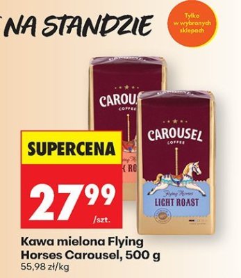 Kawa mielona Flying Horses Carousel promocja w Biedronka