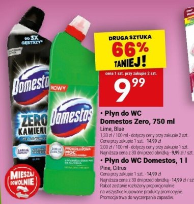 Płyn do WC Domestos, 1 l promocja w Twój Market