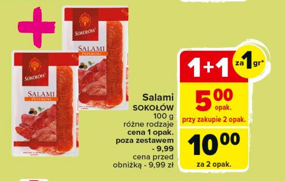 Salami pepperoni Sokołów promocja