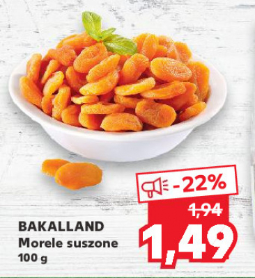 Morele suszone Bakalland promocja w ABC