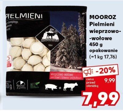 Pielmieni wieprzowo-wołowe MOOROZ promocja w Kaufland