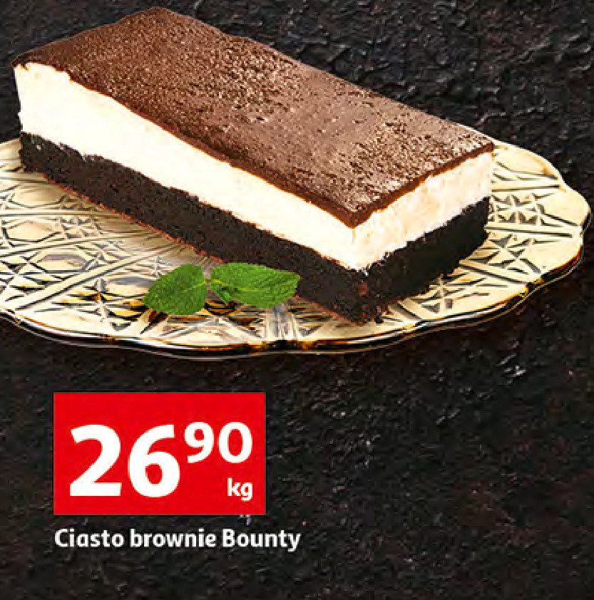 Ciasto brownie bounty promocja