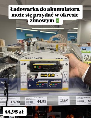 Ładowarka akumulatorowa 6V/12V promocja w Action