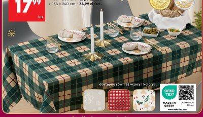 Obrus plamoodporny Smukee 138 x 240 cm promocja w Biedronka