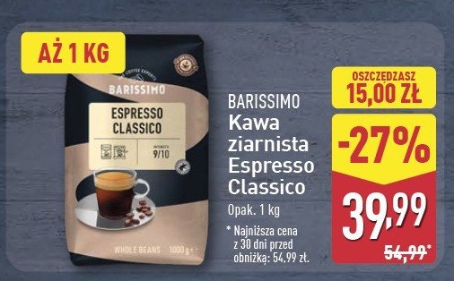 Kawa Barissimo espresso classico promocja