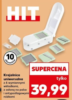 Krajalnica uniwersalna z 6 wymiennymi układkami promocja w Kaufland