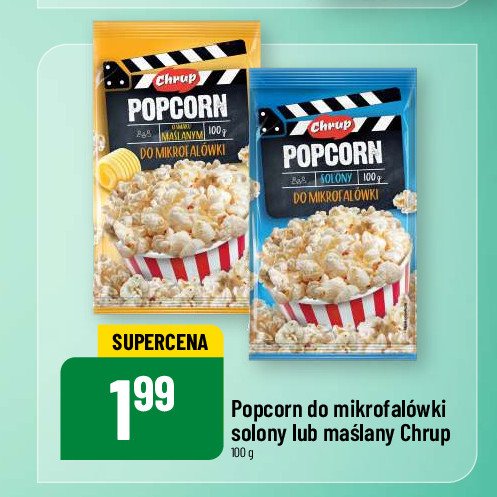 Popcorn solony Chrup promocja