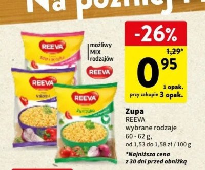 Zupa o smaku pikantnego kurczaka Reeva promocja