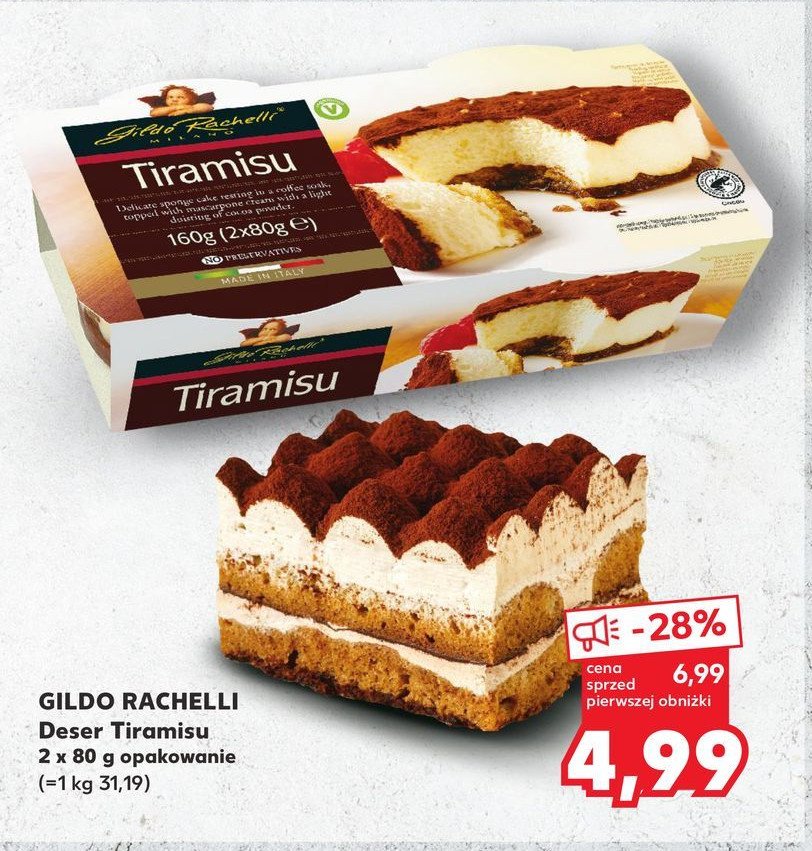 Profitrolki z tiramisu Gildo rachelli promocja