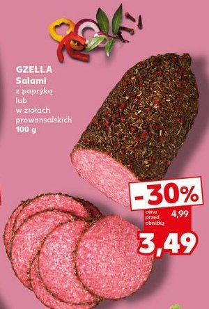 Salami w zio艂ach prowansalskich Gzella promocja
