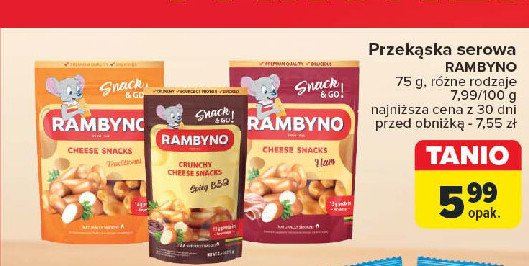 Snack z szynką Rambyno promocja