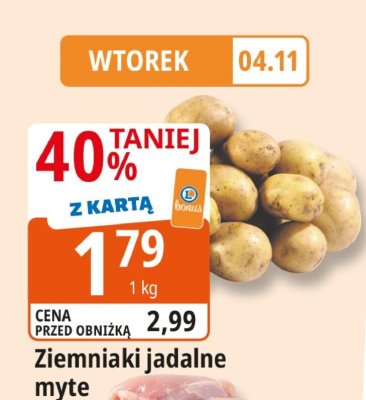 Ziemniaki jadalne myte promocja w Leclerc