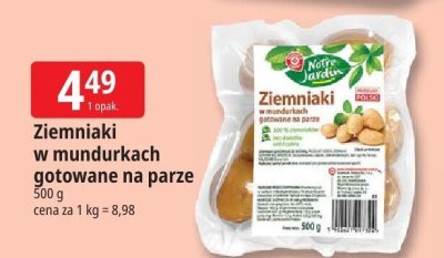 Ziemniaki w mundurkach gotowane na parze Nasz Jardin promocja w Leclerc