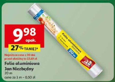 Folia aluminiowa Extra niezbędny promocja w Auchan