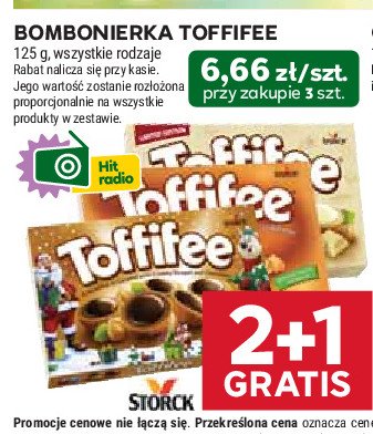 Bombonierka white chocolate Toffifee promocja