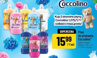 Płyn do płukania Coccolino wybrane rodzaje promocja w POLOmarket