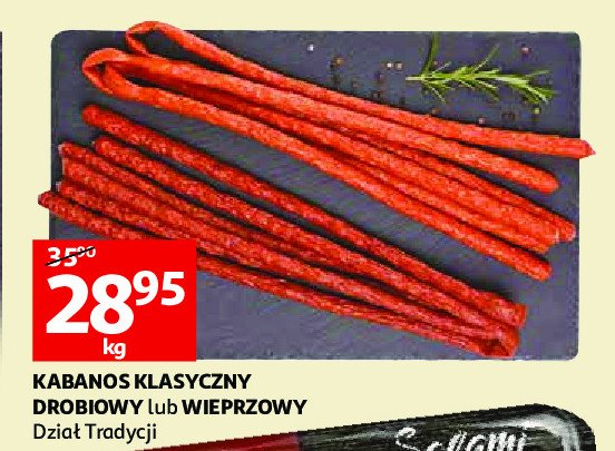 Kabanos klasyczny wieprzowy promocja w Intermarche