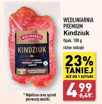 Kindziuk plastry Wędliniarnia premium promocja