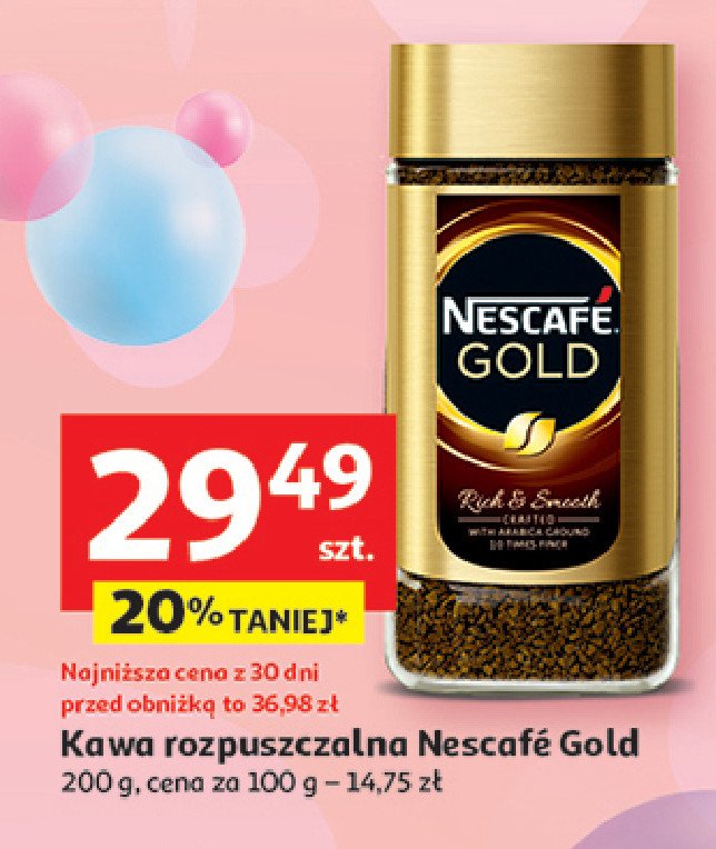 Kawa Nescafe gold promocja w Auchan