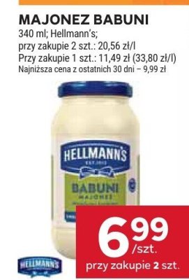 Majonez Babuni Hellmann's promocja w Stokrotka