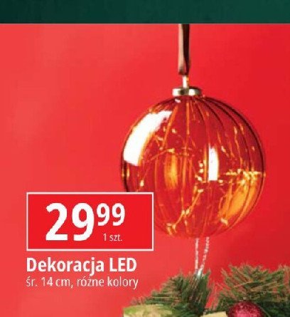 Dekoracja led 14 cm promocja