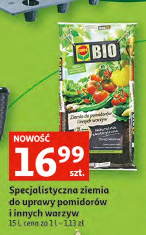Ziemia do pomidor贸w i innych warzyw bio Compo promocja