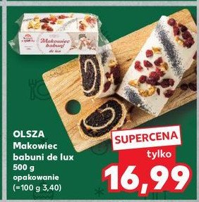 Makowiec babuni de lux Olsza promocja w Kaufland