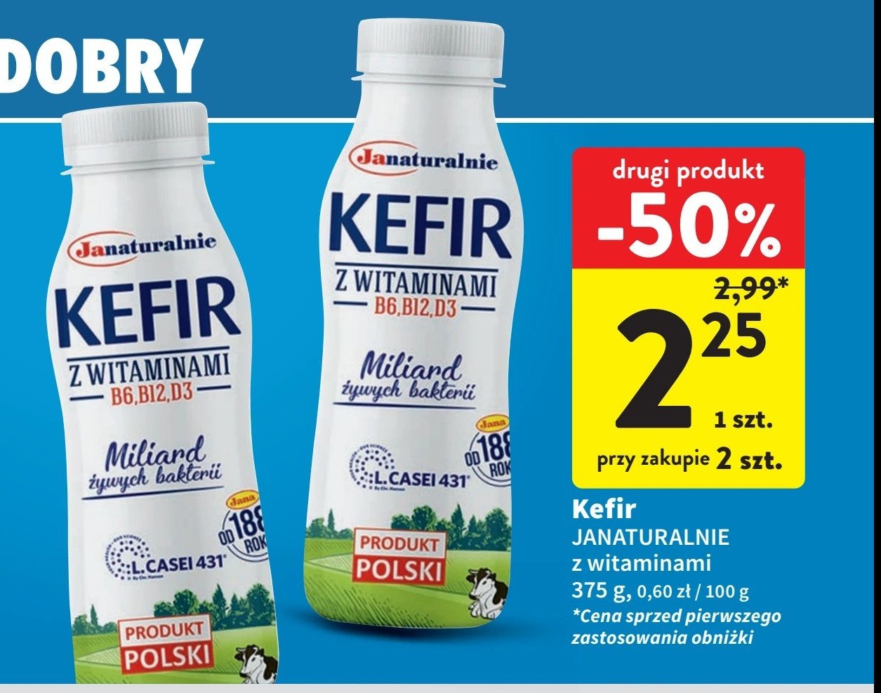 Kefir z witaminami Janaturalnie promocja